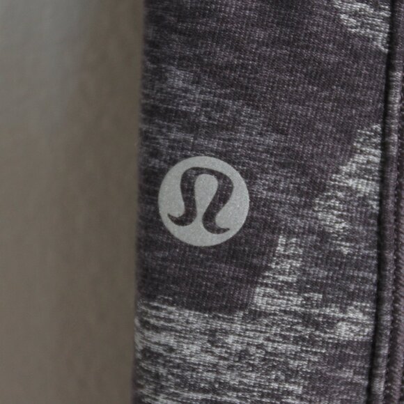 Lululemon Warm Stabilizer 1/2 Zip Hoodie Pullover Incognito Camo HTR Black Rulu - Picture 12 of 13